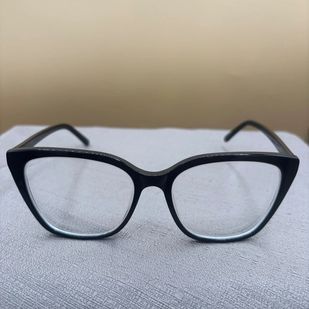 Black Cat Eye Eyeglass Frames WC 2020-5 54-16-140 Full Rim Glasses